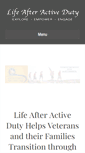 Mobile Screenshot of lifeafteractiveduty.org